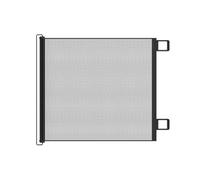 Retractable Gate Indoor - Safety Baby Gate, Dog Barrier | Expandable Mesh, Childfree Door Divider, Foldable Net Partition, Portable Stair Guard for Fireplace Pool Balcony Area