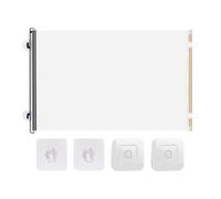 Retractable Gate - Portable Retractable Gates for Dogs | Expandable Folding Barrier Divider Blocker Screen for Indoor Outdoor Doorways Stairs Hallway Porch Garage Deck Kids Puppy Toddler Pet