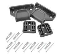 Retractable Gate Repair Kit with Mounting Hardware and Brackets | Plastic Replacement Parts, Indoor Room Entry Containment, 13 Screws and Latches for Broken Gate Restoration