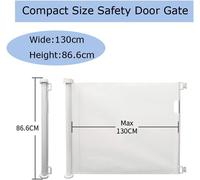 Dreambaby® Retractable & Relocatable Mesh Safety Gate