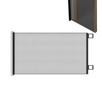 Retractable Gate, Secure Mesh Pet Safety Gate, No Drilling Retractable Kids Gates, Child & Dog Stair Gates, Space Saving Child Safety Barrier, Easy to Install, for Doorways Stairs Hallways