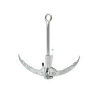 Retractable Grappling Hook For Magnet Fishing - Add Extra Leverage To A Fishing Magnet & Fold Down To Size Of A Water Bottle