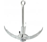 Retractable Grappling Hook for Magnet Fishing | Add Extra Leverage to a Fishing Magnet to Lift Heavy, Awkward Items & Fold Down to Size of a Water Bottle | Recovery & Treasure Hunting