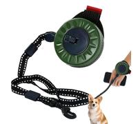 Retractable Hands Free Wrist Cable Dog Rope 4 Metres | Puppy Rope for Small and Medium Dogs Walking Running Jogging Outdoor Garden Camping Hiking Training