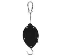 Retractable Hanging Basket Pulley Pull Down Hanger, Retractable Hanger Adjustable Heavy Duty Plant Pulley Hook for Garden Hanging Baskets Pots, Birds Feeder