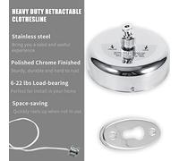 Retractable Heavy Duty Clothesline Adjustable Laundry Clothing Line for Bathroom Hotels