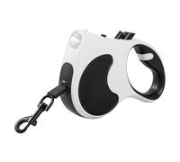 Retractable Heavy Duty Dog Rope - 16' Lead with LED Lights, Non-Slip Grip | Dog Tie Out for Training, Easy Brake & Lock System, Great for Camping, Hunting & Outdoor Adventures