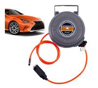 Retractable Hose Reel Outdoor Weatherproof Holder UV Resistant Slow Return Mechanics Protection Function for Patio Balcony Camping Boat Workshop Garden Abc