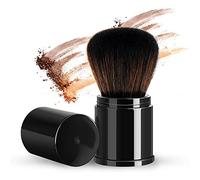 Retractable Kabuki Foundation Brush Portable Makeup Brush Travel Face Blush Brush for Powder Mineral Foundation Blending Blush