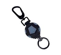 Retractable Key Ring | Heavy Duty Retractable Metal Key Rings | Quick Release Device | For Hospital Construction Offices Small Tools Outdoor Activities School