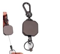 Retractable Key Ring - Key Chain Extender with Chain | Retractable Badge Clip for Travel, Fishing, Sports, Events, Festivals, Buildings, Warehouses, Camping, Hiking, Daily Journeys