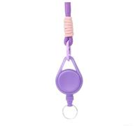 Retractable Keychain Badge Holder For Camping Hiking, Quality Plastic | Nylon Steel Wire Rope, Smooth Telescopic Lanyard For Backpack Belt Waist, Secure Anti-Loss ID Card Keys Tool Accessory