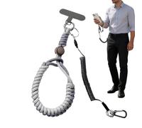 Retractable Keychain,Heavy Duty Retractable Lanyard, Anti Theft Retractables Chain | Cell Phone Lanyard Holder Wristlet for Adults Women Men Daily Commuting Outdoor Hiking Beach Kayak Concert