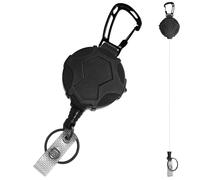 Retractable Keychain - Retractable Key Retractor | Extendable Key Chain | Retractable Key Retractor,Heavy-Duty Extendable Key Chain | Anti-Lost Badge Clip Reels For Securing Keys Cards