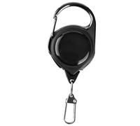 Retractable Keyring - Retractable Key Ring for Heavy Loads | Badge Reel with Metal Carabiner | Retractable ID Badge Holder for Travel