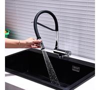 Retractable Kitchen Faucet, Flexible Sprayer, Dual Function Tap for Sink, Modern Design for Home & Restaurant, Easy Installation, Kitchen Mixer