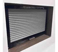 Retractable Kitchen Serving Window Door 100x70cm - Aluminum Folding Heavy Duty Invisible Door No Drill Nonwoven Design Perfect for Indoor/Outdoor Use Space-Saving Solution