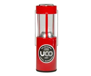 Retractable lantern + long-life candle Uco original lantern r Rouge TU