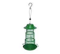 Retractable Large Bird Feeders No Mess No Spill Squirrel Proof Bird Feeder Weather-Resistant Rustproof for Finch Cardinal Blue Jay (Round)