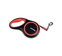 Retractable Lead Max 15 kg 3M Plastic Size S 16.2 x 9.2 x 3.8 cm, Red/Black