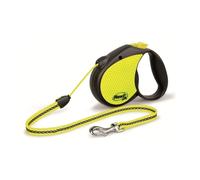 Retractable Leash Flexi Neon Reflect Cord Medium 5M 20KG MAX