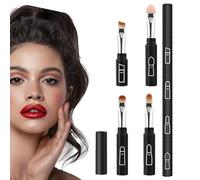 Retractable Lip Brush - 16.2x1cm, Double-Ended Lip Makeup, Convenient Life | Skin-softening Lipstick Brush, Travel Applicator for Women Beginners Kit Gift