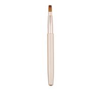 Retractable Lip Brush with Cap Portable Applicator for Lipstick Gloss Professional Synthetic Bristles Makeup Tool Double-sided Silicone Exfoliating Brush for Eyelash Extensions