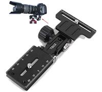 Retractable Long Focus Lens Support Stand Bayonet Protector, Foldable Camera & Telephoto Zoom Lens Bracket Holder with Quick Release Plate Compatible with Arca-Swiss Fit Tripod Head Clamp