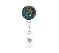 Retractable Loon Birds Badge Holderï¼Œ Name Decoration Badge Clip, Id Card Clip, Suit for Student Office Staff to Use.