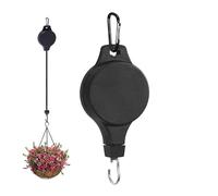 Retractable Lowable Plant Hanger - Sturdy Heavy Duty Plant Hanger - Heavy Duty Plant Hanger with Retractable Pulley, for Garden Home Indoor Outdoor Hanging for Flower Pots