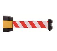 Retractable Magnetic Barrier Tape 33ft/10m Safety Belt for Crowd Control Outdoor Parking & Store Use ABS Housing Effective Queue Management Solution
