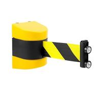 Retractable Magnetic Crowd Control Barrier, Wall-Mounted Queue Divider, Post and Rope System, Stanchion Belt for Event Management and Line nization