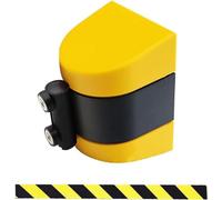 Retractable Magnetic Queue Barrier Belt 2M/5M/10M Cordon For Event Control Red Crowd Management(Yellow,10M(32FT))