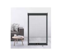 Retractable Magnetic Screen for Windows - Invisible Roll Up Design with Pull Cord, High Visibility