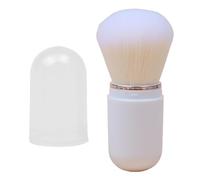 Retractable Make Up Brush, Travel Powder Brush, Telescopic Face Brush for Blush, Bronzer or Highlighter, Portable Face Brush with Lid, Round Powder, Travel Make Up Brush, Foundation Blush
