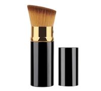 Retractable Makeup Brush - Foundation Makeup Brush, Fiber Retractable Blusher Brushe, Compact Buffing Tool for Bronzer Highlight | Portable for Home Office and On-The-Go Use
