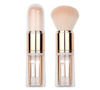 Retractable Makeup Brush - Portable Telescopic Face Brush with Ultra Soft Bristles, Aluminum Handle | Voyag Foundation Powder Blush Bronzer Brush