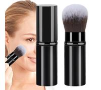 Retractable Makeup Brush - Portable Travel Blush Brush For Foundation, Powder, Bronzer & Highlighter | Compact Telescopic Cosmetic Brushh For Daily And On-the-Go Use