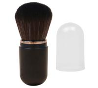 Retractable Makeup Brush - Travel Hygienic Protection | Telescopic Brush With Secure Lid For Foundation, Blush And Bronzer | Makeup For Women On The Move Synthetic Bristles