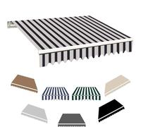 Retractable Manual Awning cover Multi Size Folding Awning Patio Garden Sun Shade Canopy Anti UV Suitable for home commercial and outdoor places balcony,004,300x150cm