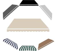 Retractable Manual Awning cover Multi Size Waterproof Retractable Awning Replacement for home commercial and outdoor places balcony Courtyard Restaurant,003,300x200cm