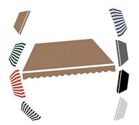 Retractable Manual ning Replacement Canopy for Patio, Garden, Balcony - UV Protect, Khaki, 300x200cm, Available in 2.0m to 5m Sizes