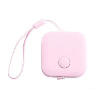 Retractable Measuring Tape 1.5M for Body Soft Ruler with Lanyard, Portable Sewing Cloth Tailor Tool in Plastic, 150cm x 0.7cm(Pink)