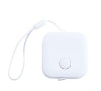 Retractable Measuring Tape 1.5M for Body Soft Ruler with Lanyard, Portable Sewing Cloth Tailor Tool in Plastic, 150cm x 0.7cm(White)