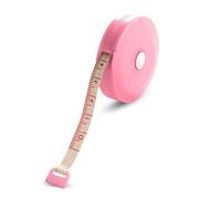 Retractable Measuring Tape 60-Inch/150CM Dual-Sided Soft Tape - Easy Push-Button Retract - Body, Sewing, Tailoring, Crafts & Fitness - Portable Cloth Tape Measure for Home & Office (Pink, 1pc)