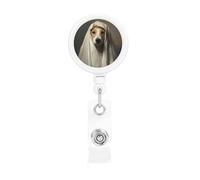 Retractable Mischievous Dog Badge Holderï¼Œ Name Decoration Badge Clip, Id Card Clip, Suit for Student Office Staff to Use.