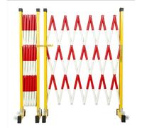 Retractable Mobile Barricade Fence - Safety Barrier for Crowd Control and Dangerous Areas, Portable Traffic Guardrail, 1.2m Height, 5m Length