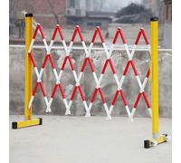 Retractable Mobile Safety Barrier - 1.2m x 2m - Crowd Control Barrier for Pedestrian Traffic Management & Site Security Perfect for Events & Outdoor Use