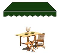 Retractable ning Fabric Replacement 4x3/5x3/6x Green Canvas Sune Material for Balcony nings Manual ning Cover UV Protect Weather Resint Outdoor Use