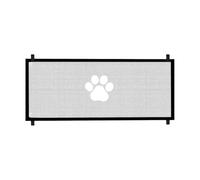 Retractable No Drilling Dog Gate Indoor for Stairs & Doorways, Pet Stair Safety Gate with Breathable Mesh Screen, 43" x 31"/71" x 31" (71" x 31")